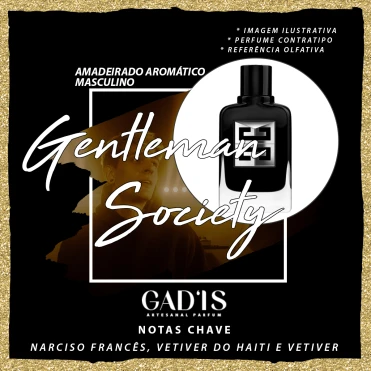 Perfume Gadis 1182 Inspirado em Gentleman Society Contratipo